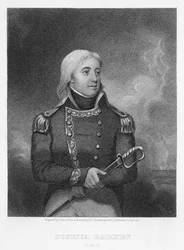 Joshua Barney, engraved by J. Gross after a copy of the original miniature by William G. Armstrong